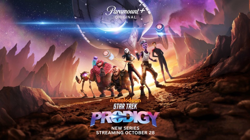 Debut poster for Prodigy, with the kids and ship.