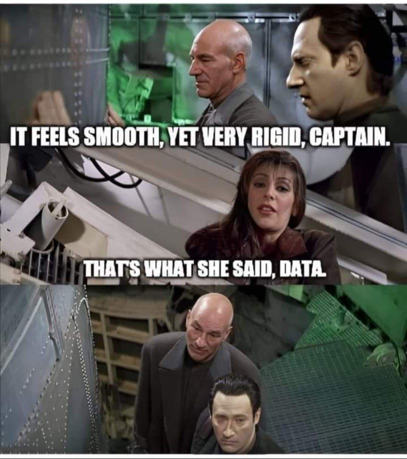 Picard, Data, Troi, and the Phoenix
