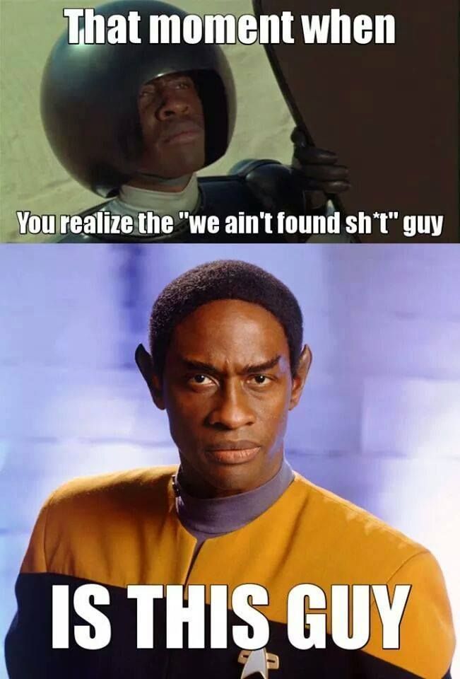 Tim Russ in two of his most iconic roles