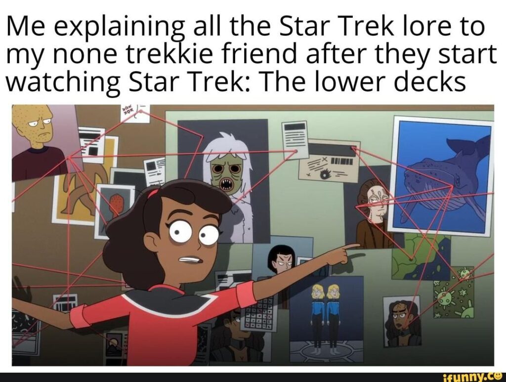 Mariner with a conspiracy-theory board